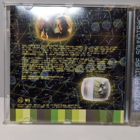 3/$20 PAUL OAKENFOLD Swordfish Movie Soundtrack CD Music Album Trance Y2K Tested - Picture 4 of 9